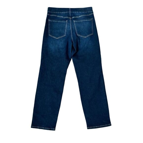 Liverpool Chloe Slim Jeans Elastic Waist Pull On Dark Wash Size 8 - Picture 2 of 5